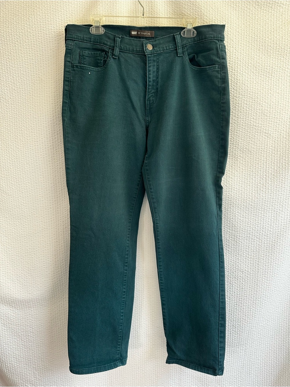 Levi’s 505 Straight Leg Jeans Women’s Size 14 W32 L32 Teal Green Mid Rise